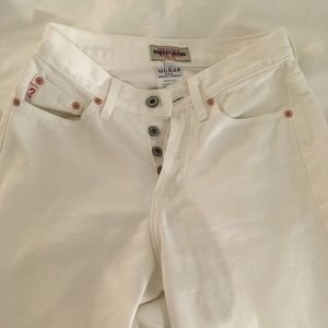 White vintage GUESS jeans